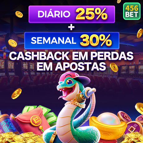 456blegal — banner com desafios e cashback, com ênfase em